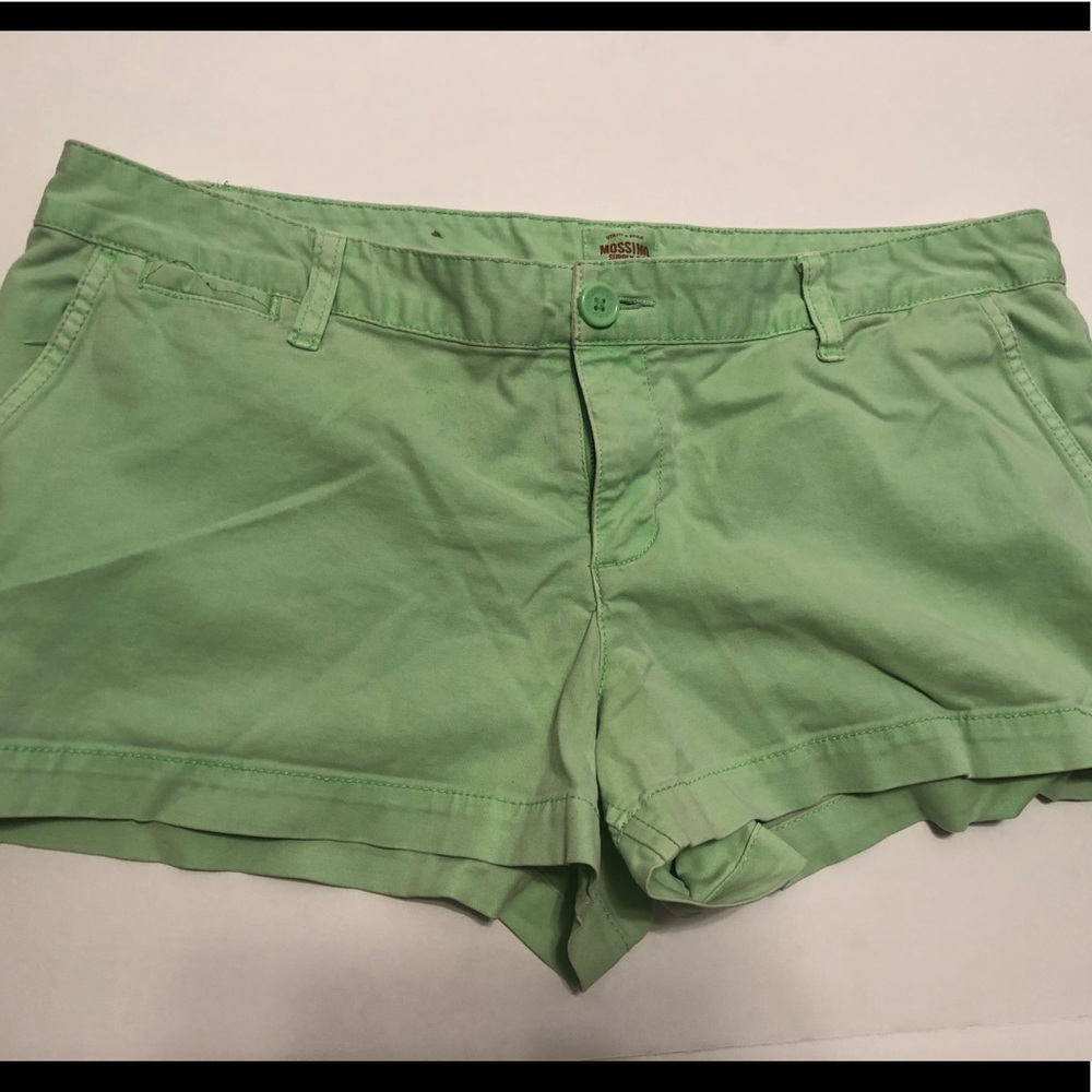 Mint green shorts